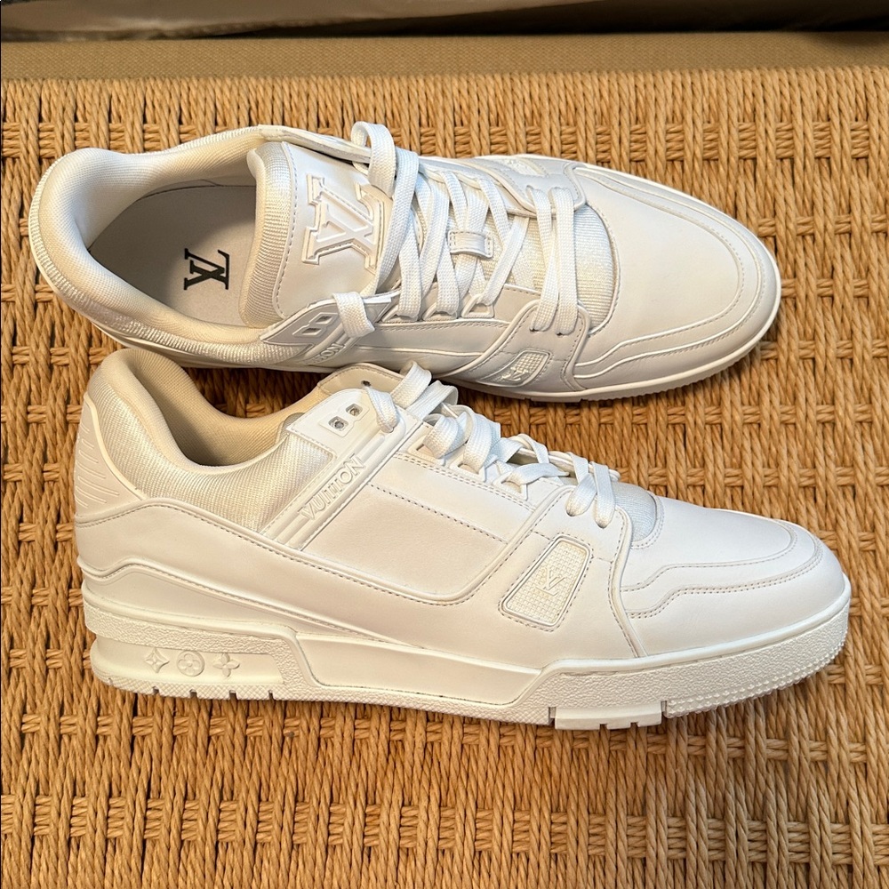 Louis Vuitton White Men's Trainer Sneakers